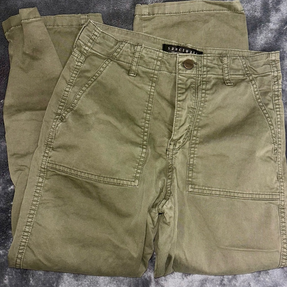 Sanctuary Women's Olive Cargo Pants